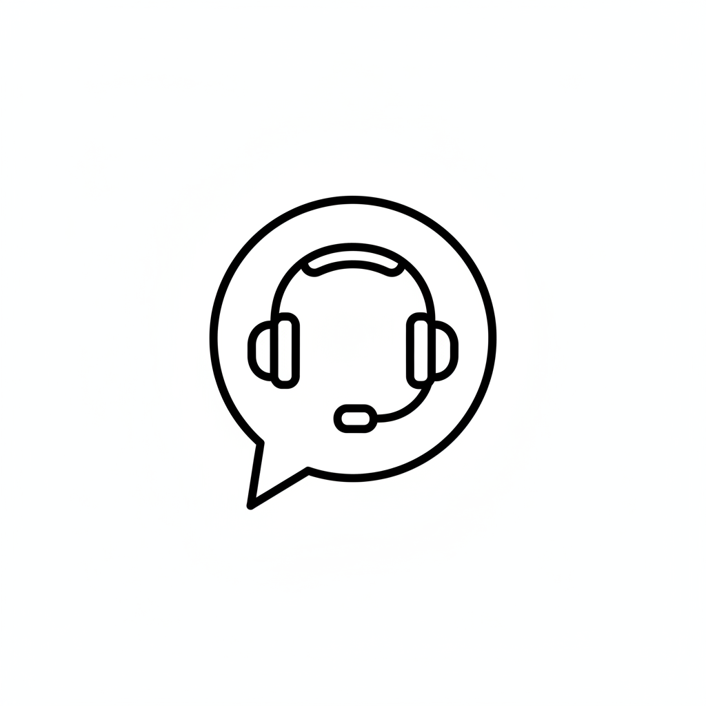 Icône Support client